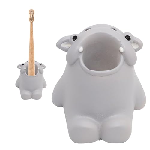 Cute Toothbrush Holder, Cartoon Toothbrush Stand, Animal-Shaped Toothpaste Organizer, for Decorative Counter Storage, Bathroom Accessory for Women, 1 Piece Cute Toothbrush Holder, Cartoon Toothbrush Stand, Animal-Shaped Toothpaste Organizer, for Decorative Counter Storage, Bathroom Accessory for Women, 1 Piece von Ungtyb