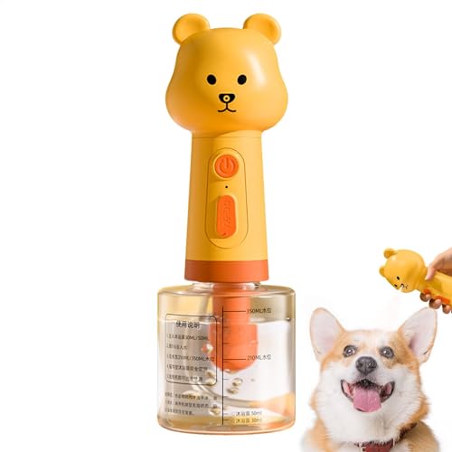 Dog Shampoo Dispenser, Electric Soap Dispenser, Pet Foam Machine with Fun Bear and Dinosaur Design for Use at Home or While Traveling, 9.06x3.35x3.35 Inches von Ungtyb
