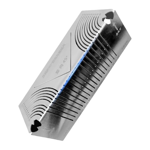Elegant Design Arc Marking Tool, Stainless Steel Parallel Ruler, Sturdy Drawing Tool, Decorative Folding Ruler 23.5x8.5cm for Indoor, Repair, Outdoor, Metal Color Elegant Design Arc Marking Tool, Stainless Steel Parallel Ruler, Sturdy Drawing Tool, Decorative Folding Ruler 23.5x8.5cm for Indoor, Repair, Outdoor, Metal Color von Ungtyb