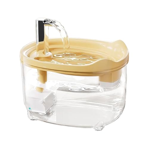Fountana Wasser für Haustiere – Lustiges Trinken für Katzen | BPAFREE flexibel mit automatischem leisen Durchfluss, 1,5 Liter Fassungsvermögen für kontinuierliche Flüssigkeitszufuhr, ideal für den Fountana Wasser für Haustiere – Lustiges Trinken für Katzen | BPAFREE flexibel mit automatischem leisen Durchfluss, 1,5 Liter Fassungsvermögen für kontinuierliche Flüssigkeitszufuhr, ideal für den von Ungtyb
