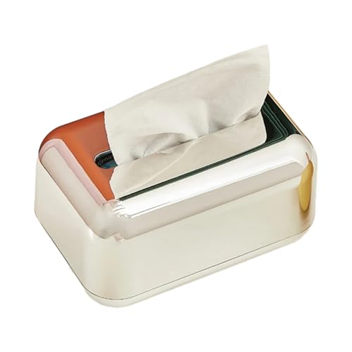 Gold Tissue Box Cover, Decorative Napkin Holder, Luxurious Paper Case, Modern Kitchen Accent, Sturdy Glossy Finish, Made with Tough Abs Material, 7.09x4.72x4.33in Gold Tissue Box Cover, Decorative Napkin Holder, Luxurious Paper Case, Modern Kitchen Accent, Sturdy Glossy Finish, Made with Tough Abs Material, 7.09x4.72x4.33in von Ungtyb