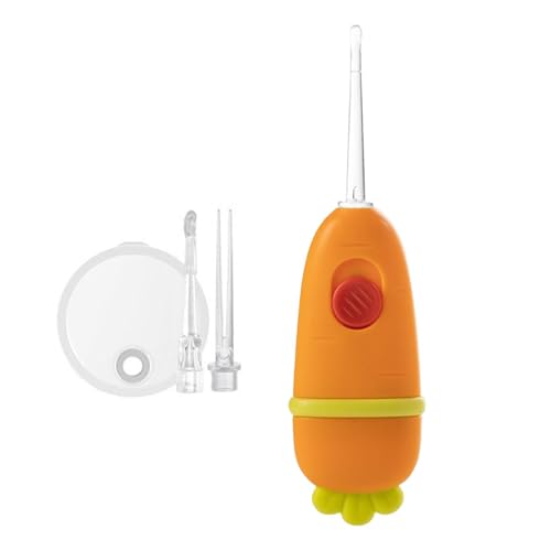 LED Light Ear Wax Cleaner, Comfortable Ear Wax Remover Tool, Portable Ear Wax Picker, Safe Ears Wax Remover 2.56x1.57 Inches for Kids and Adult, Home, Travel Use (Green, Orange) von Ungtyb