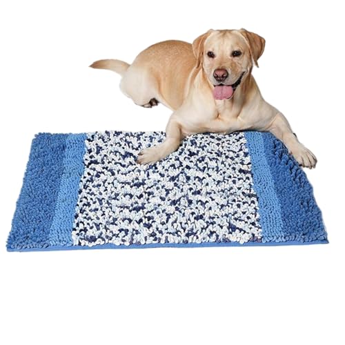 Pet Snuffle Matte - Interaktiver Hund Sniffing Pad, Slow Feeder -Training Spielzeug, Nicht -Schlupf -Basis, weicher Fleece -Behandlungsspender für kleine mittelgroße große Rassen, Spielen und mentale Pet Snuffle Matte - Interaktiver Hund Sniffing Pad, Slow Feeder -Training Spielzeug, Nicht -Schlupf -Basis, weicher Fleece -Behandlungsspender für kleine mittelgroße große Rassen, Spielen und mentale von Ungtyb