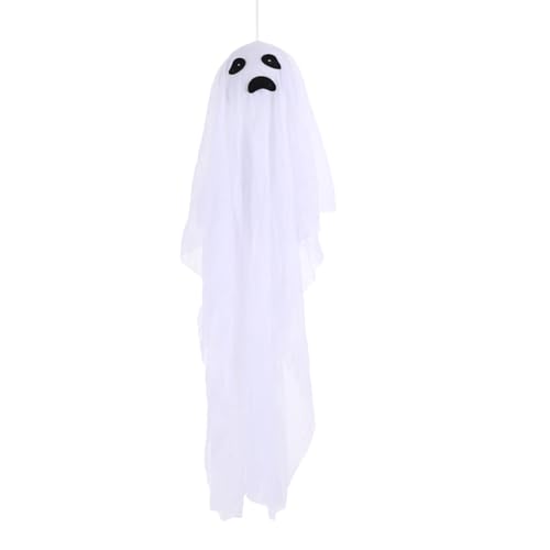 UNGTYB Halloween Ghost - Gruss Ghost mit LED -Leuchten | Schwimmende Spukhaus -Requi- und Partyversorgungsdekoration für Innen-/Außenkonsum, Garten, Garten, Haustür, Weg, Fenster, Fenster von Ungtyb