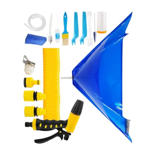 Ungtyb Air Conditioner Cleaning Kit, Split AC Wash Cover Set, Wall Mounted Dust Guard, Waterproof Cleaning Protector Transparent for Household Maintenance, Indoor Cooling Units von Ungtyb