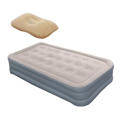 Ungtyb Blow Up Air Mattress, Twin Inflatable Guest Bed with Built-In Pump, Automatic Inflating Portable Sleeping Pad, Folding Travel Mattress for Hiking and Home, 1 Set von Ungtyb