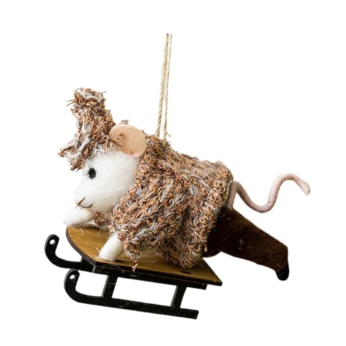 Ungtyb Christmas Tree Ornaments, Filz Animal Decorations, Hanging Holiday Pendants, Soft Lightweight Material for Home, Party, Garden, Offices, Tabletops, 7.09x3.15x3.15 Inches Ungtyb Christmas Tree Ornaments, Filz Animal Decorations, Hanging Holiday Pendants, Soft Lightweight Material for Home, Party, Garden, Offices, Tabletops, 7.09x3.15x3.15 Inches von Ungtyb