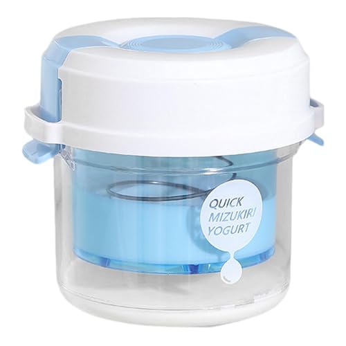 Ungtyb Dry Joghurt Maker, Küche Joghurt Gadgets Joghurt Whey Separator Joghurt Sieb Mesh Ultrafeines Mesh Joghurt Maker Sieb mit Deckel für die Herstellung von dickem und cremigem Joghurt von Ungtyb