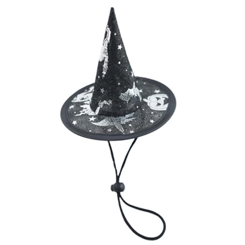 Ungtyb Halloween-Hut für Hunde | Hexenkostüm für Hunde Halloween - Kopfbedeckung mit verstellbarem Netzband für Katzen für Innen- oder Außenveranstaltungen und Cosplay Ungtyb Halloween-Hut für Hunde | Hexenkostüm für Hunde Halloween - Kopfbedeckung mit verstellbarem Netzband für Katzen für Innen- oder Außenveranstaltungen und Cosplay von Ungtyb