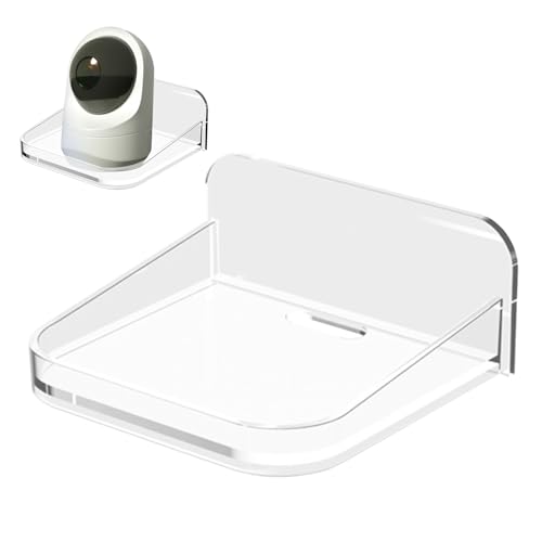 Ungtyb Mini-Wandregal | Wandregal, schwebende Halterung ohne Bohren für Sicherheitskamera für Badezimmer Büro Schlafzimmer Wohnung Mieter Fenster Ungtyb Mini-Wandregal | Wandregal, schwebende Halterung ohne Bohren für Sicherheitskamera für Badezimmer Büro Schlafzimmer Wohnung Mieter Fenster von Ungtyb