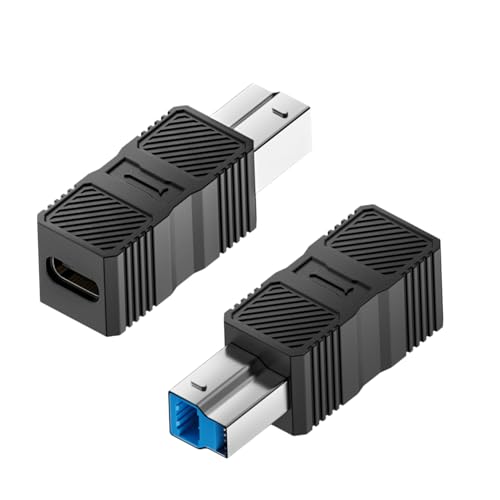 Ungtyb USB-Drucker-Adapter, USB-Drucker-Adapter USB 3.0 B | Hochgeschwindigkeits-Datenübertragungskabel Plug and Play für Computer Laptop Tablet Docking Host von Ungtyb