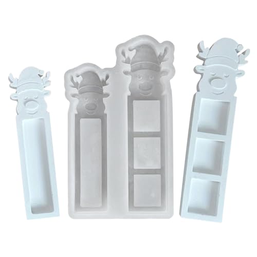 Untyb Weihnachtsrebeerformen - weiße Silikon -Hirschform - Feste Ferienkunsthandwerksformen für Süßigkeiten Dekoration Paste Gummi Schokolade Schokolade Epoxidguss Untyb Weihnachtsrebeerformen - weiße Silikon -Hirschform - Feste Ferienkunsthandwerksformen für Süßigkeiten Dekoration Paste Gummi Schokolade Schokolade Epoxidguss von Ungtyb