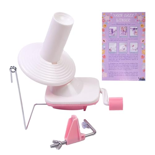 Yarn Winder Tool, Manual Wool Winder, Yarn Ball Maker, Knitting Winding Machine with Compact and Portable Design for Home Use, Travel or Crafting Outside, 1 Piece von Ungtyb
