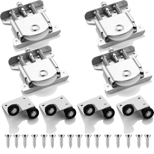 Uni-Fine 8 Pieces Sliding Wardrobe Door Set Iron Alloy Nylon Casters for Cupboard Display Cabinet Replacement Roller Cabinet Window Uni-Fine 8 Pieces Sliding Wardrobe Door Set Iron Alloy Nylon Casters for Cupboard Display Cabinet Replacement Roller Cabinet Window von Uni-Fine Shop