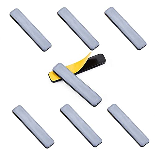 Uni-Fine 8 Stück Teflongleiter Selbstklebend,15 * 75mm Robuste Teflongleiter, Selbstklebende Möbelschieber, Teppichgleiter, PTFE Gleitoberfläche Für EIN leichtes Verschieben Schwerer Möbel, Teppich von Uni-Fine Shop