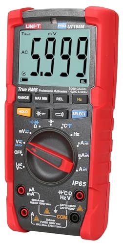 UNI-T UT195E/UT195M/UT195DS Professional Multimeter True RMS ACV 750V 5kHz Bandwidth IP65 Rating 2m Drop Proof CAT III 1000V UNI-T UT195E/UT195M/UT195DS Professional Multimeter True RMS ACV 750V 5kHz Bandwidth IP65 Rating 2m Drop Proof CAT III 1000V von MEAN WELL