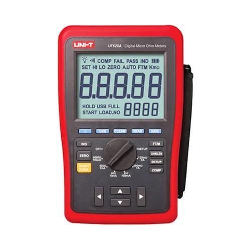 UNI-T UT620A Manueller Range DC Low Resistance Digital Micro Ohm Meter mit Data Storage/Backlight/High/Low Limit Alarm UNI-T UT620A Manueller Range DC Low Resistance Digital Micro Ohm Meter mit Data Storage/Backlight/High/Low Limit Alarm von UNI-TREND
