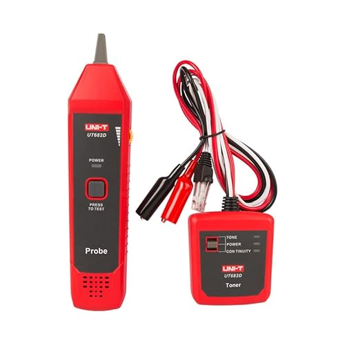 UNI-T UT682 UT682D Wire Tracker Toner Probe Telephone Line Network Kabel Ethernet LAN Tester Calibration Detector Line Finder (UT682) von UNI-TREND