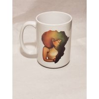 Afrika Haar Afrocentric Ashthepainter Kunstbecher, Esche Der Maler Frau Mit von Uni5crafts