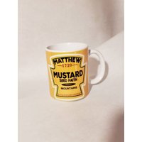 Matthäus 1720 Glaube Wie Eine Senfkorn Tasse, Senf Siehe Des Glaubens Becher von Uni5crafts