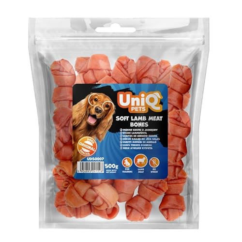 UniQ PETS Hundesnacks Lamm 500g – weiche Trainingssnacks glutenfrei – Hundeleckerli ohne Zucker für Hunde Aller Größen – Kausnacks ideal für Welpen, Senioren, empfindliche Hunde UniQ PETS Hundesnacks Lamm 500g – weiche Trainingssnacks glutenfrei – Hundeleckerli ohne Zucker für Hunde Aller Größen – Kausnacks ideal für Welpen, Senioren, empfindliche Hunde von UniQ PETS