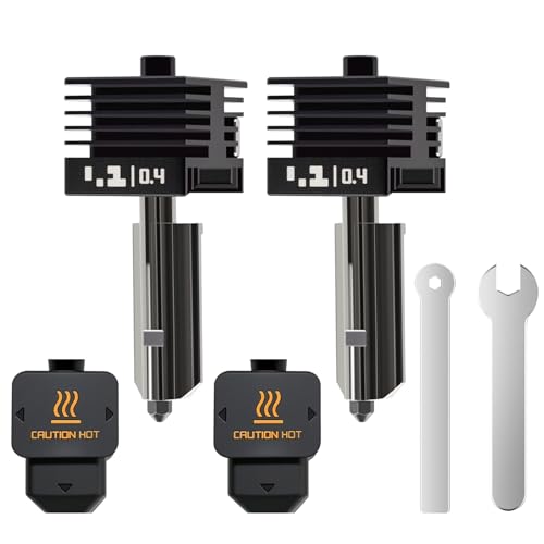 2 PCS H2D Combo Quick Swap Hotend 0.4mm Gehärtete Stahl Düse Hochtemperatur Extruder Druckkopf mit Silikonabdeckung Compatible with Bambu Lab H2D Combo/A1/A1 Mini 3D Druckern 2 PCS H2D Combo Quick Swap Hotend 0.4mm Gehärtete Stahl Düse Hochtemperatur Extruder Druckkopf mit Silikonabdeckung Compatible with Bambu Lab H2D Combo/A1/A1 Mini 3D Druckern von UniTak3D