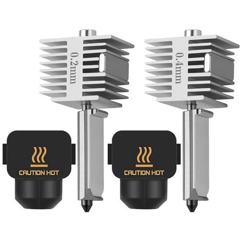 2 PCS Upgrade A1/A1 Mini Quick-Swap Hotend 0.2mm+0.4mm Gehärteter Stahl Düse Fast Speed&High Temp Integrierte Struktur mit Silikonabdeckung Compatible with Bambu Lab A1/A1 Mini 3D Drucker 2 PCS Upgrade A1/A1 Mini Quick-Swap Hotend 0.2mm+0.4mm Gehärteter Stahl Düse Fast Speed&High Temp Integrierte Struktur mit Silikonabdeckung Compatible with Bambu Lab A1/A1 Mini 3D Drucker von UniTak3D