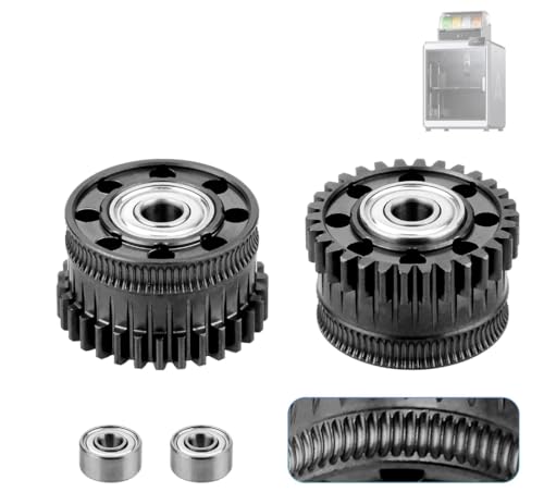 2 PCS Upgrade K2 Plus Extruder Gear Kit All Metal Filament Drive Extruder Gear Compatible with Creality K2 Plus 3D Printer Accessories Parts 2 PCS Upgrade K2 Plus Extruder Gear Kit All Metal Filament Drive Extruder Gear Compatible with Creality K2 Plus 3D Printer Accessories Parts von UniTak3D