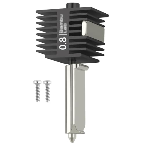 A1 Mini Hotend 0.8mm Compatible with Bambulab A1&A1 Mini 3D Drucker High Temp&Fast Speed Gehärteter Stahl düse+Verchromter Messing Heizblock Integrierte Struktur A1 Mini Hotend 0.8mm Compatible with Bambulab A1&A1 Mini 3D Drucker High Temp&Fast Speed Gehärteter Stahl düse+Verchromter Messing Heizblock Integrierte Struktur von UniTak3D