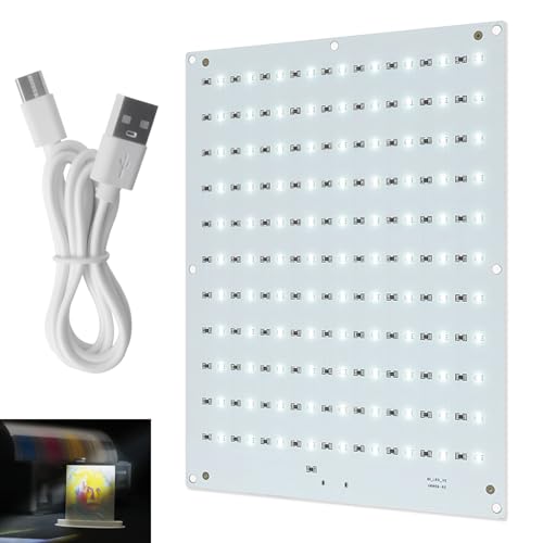 CMYK Lithophane LED Backlight Board Kit Compatible with BambuLab A1/A1 mini Combo/P1P/P1S/X1C/X1E AMS 3D Drucker für 3D Gedruckte Fotomodelle Light Board Photo von UniTak3D