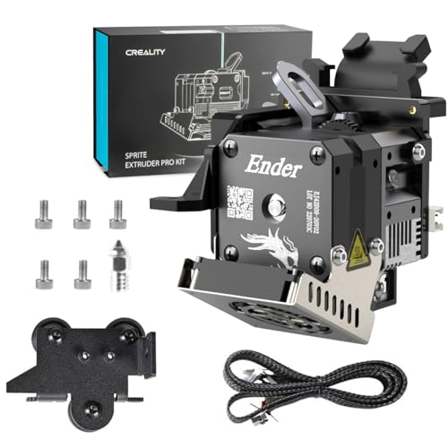 Creality Ender 3 Sprite Pro Direct Drive Extruder Upgrade Kit All Metal Hotend Titanium Heatbreak Dual Drive mit 80N Schrittmotor für Ender 3 V2/Ender 3 Pro/Ender 3 S1/Ender 3 Max 3D-Drucker von UniTak3D