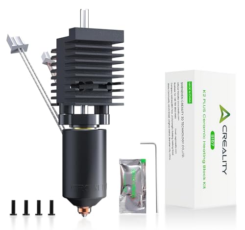 Creality K2 Plus Ceramic Heating Block Hotend Quick Swap Nozzle Kit, High Flow 350°C High Temp Resistant All-Metal Integriertes Design Compatible with Creality K2 Plus 3D Drucker Creality K2 Plus Ceramic Heating Block Hotend Quick Swap Nozzle Kit, High Flow 350°C High Temp Resistant All-Metal Integriertes Design Compatible with Creality K2 Plus 3D Drucker von UniTak3D