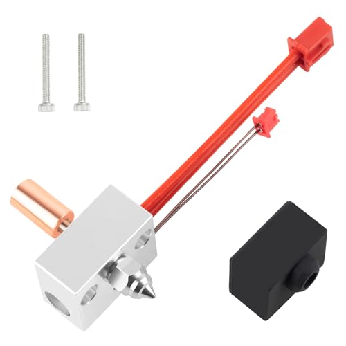 Ender 3 S1 Sprite Extruder Hotend Heater Block,Nickel Plated Copper Heatbreak&Düse Unterstützt Hohe Temp 300℃ für Ender 3 S1 Plus, Ender 3 S1 Pro, CR-10 Smart Pro 3D-Drucker-Klein Thermoklemmen von UniTak3D