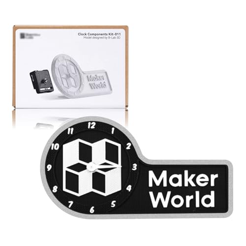 3D Drucker Clock Creative Model Component Compatible with Bambulab P1P/P1S,A1,X1/X1C/X1E 3D Drucker Makerworld MH011 3D Drucker DIY Teile-Drucke NICHT Enthalten 3D Drucker Clock Creative Model Component Compatible with Bambulab P1P/P1S,A1,X1/X1C/X1E 3D Drucker Makerworld MH011 3D Drucker DIY Teile-Drucke NICHT Enthalten von UniTak3D