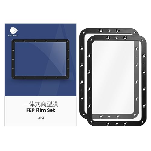 ANYCUBIC Photon MONO 2/ MONO 4 10K FEP Film 197 * 131mm 2Pcs Resin Vat FEP Upgrades 3D Drucker Zubehör Compatible with Anycubic Photon MONO 2 MONO 4 10K UV DLP LCD Resin 3D Drucker-0.15 Dicke von UniTak3D