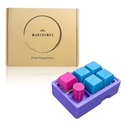 UniTak3D DIY Creative Modell Kit für 3D Gedruckte Macro Keyboard Komponenten Compatible with Bambulab P1P/P1S,A1/A1 Mini,X1/X1C/X1E and Other 3D Drucker-Drucke NICHT Inbegriffen von UniTak3D