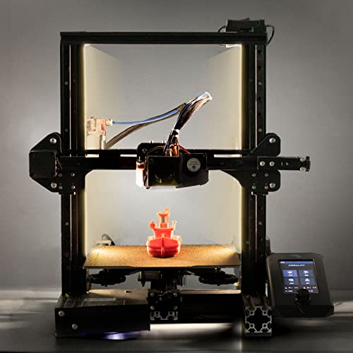 UniTak3D Ender 3 3D-Drucker LED-Licht 24V Dual Sides Embedded Strip 7.5W Light Upgrade Kit für Ender 3 V2, Ender 3 V2 Neo,Ender 3 Pro, Ender 3,Ender 3 Neo,Ender 3 S1, CR6SE,Voxlab Aquila-2020 Profile von UniTak3D