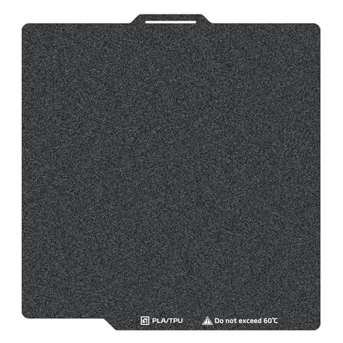 UniTak3D A1 P1S Epoxy Resin Low Temperature Printing Build Plate Druckplatte 257x257mm Flexible Spring Steel Sheet Double Sided Textured Compatible with Bambu Lab P1P/X1/X1C/X1E 3D-Druckern von UniTak3D