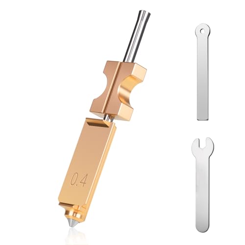 Upgraded AD5X 0.4mm Integrierte Quick-Swap-Düse All Metal Detachable Nozzle Extruder Schnelles Aufheizen High Flow Printing Compatible with Flashforge AD5X 3D Drucker von UniTak3D
