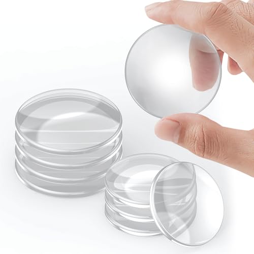 Uniclife 8 Stück Türstopper für die Wand, selbstklebender Türgriff-Schutz klare Wandschützer für Türgriffe wiederverwendbare Türpolster für Griffe Dusche Schränke Haushalt & Küche von Uniclife