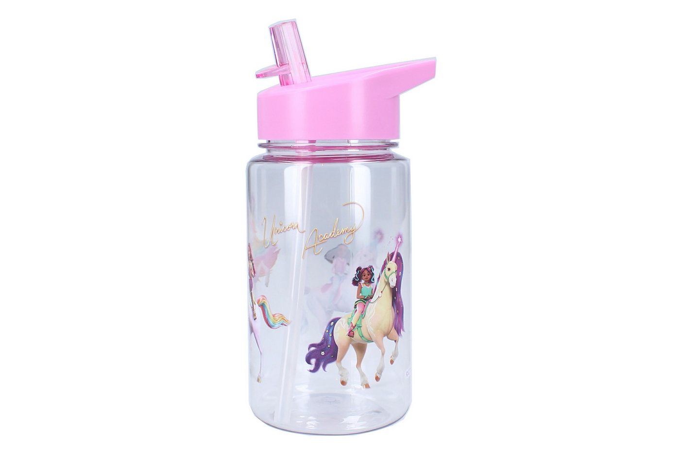 Unicorn Academy Trinkflasche Trinkbecher – 450 ml mit Strohhalm & Henkel Unicorn Academy Trinkflasche Trinkbecher – 450 ml mit Strohhalm & Henkel von Unicorn Academy