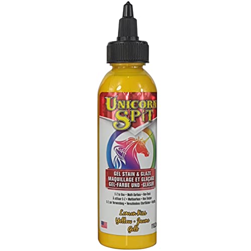 Unicorn SPiT 5770004 Gel Stain and Glaze, Lemon Kiss 120 ml Flasche, Gelb, 1 Packung Unicorn SPiT 5770004 Gel Stain and Glaze, Lemon Kiss 120 ml Flasche, Gelb, 1 Packung von Unicorn SPiT