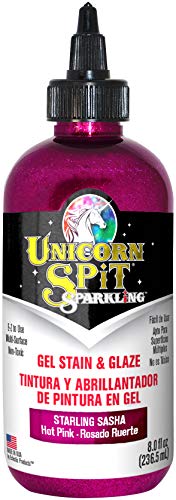 Unicorn Spit Sparkling Starling Sasha Pink Glitter Paint Gel Stain and Glaze 236ml Unicorn Spit Sparkling Starling Sasha Pink Glitter Paint Gel Stain and Glaze 236ml von Unicorn SPiT