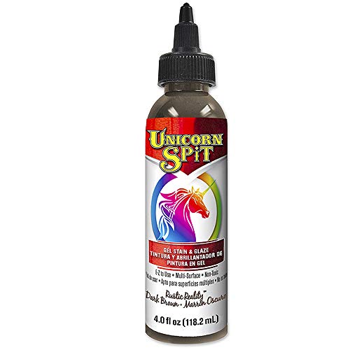 Unicorn SPiT Rustic Reality 5770012 Gel-Farbe und Glasur, braun, 118 ml von Unicorn SPiT