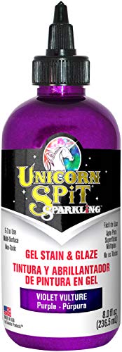 Unicorn Spit Sparkling Violet Vulture Purple Glitter Paint Gel Stain and Glaze 236ml Unicorn Spit Sparkling Violet Vulture Purple Glitter Paint Gel Stain and Glaze 236ml von Unicorn SPiT