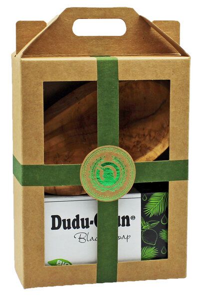 unicorn Geschenk-Set "Dudu Osun - Olivenholzschale" von Unicorn