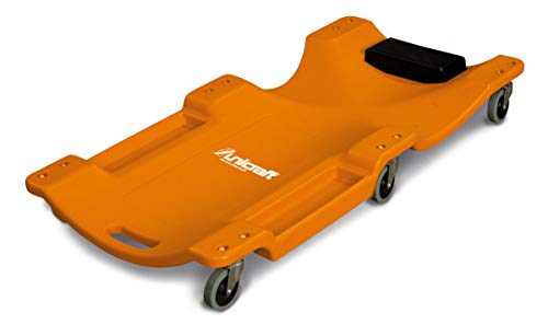 Unicraft Rollbrett MRB 40 KS für Automechaniker, gepolsterte Kopfstütze + ergonomische Form, Lenkrollen, 6201801 von Unicraft