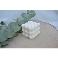 Herz Bubble Cube Kerze | Vegan Rapswachskerze Dekokerze Herz Bubble Cube Kerze | Vegan Rapswachskerze Dekokerze von UnicraftDE