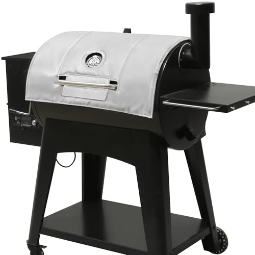 Grillabdeckung für Pit Boss 850 Isolierte Wärmedämmdecke Pitboss Sportsman Pro 820 800 Series Wood Pellet Smoker Ersatzteile 67349 BBQ Zubehör von Unidanho