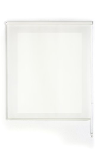 Uniestor Basic rollo lichtdurchlässig - Ekrü, 100 x 175 cm (BxH) | Stoffgröße 97 x 170 cm. Rollo für fenster von Uniestor